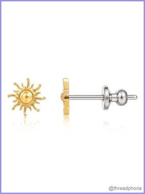 Implant Grade Titanium Stud Earrings for Sensitive Ears